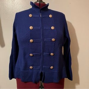 Military style sweater